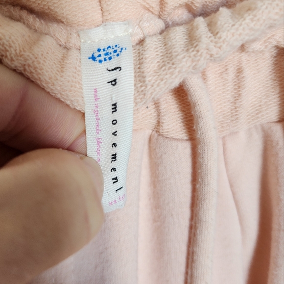 GUC- Free People Movement. Light(pale) peach . Size XS. Drawstring joggers! - Picture 8 of 8